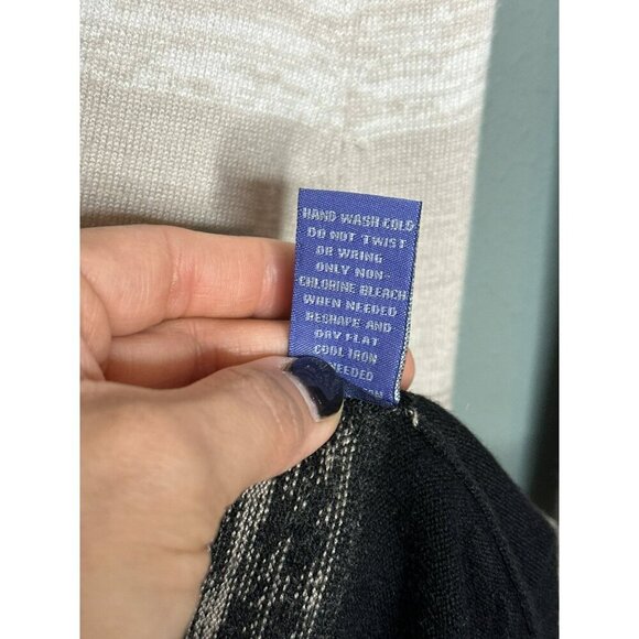 VIVIENNE Vivienne Tam Women's Small Knee-Legnth Sweater LS Dress Striped - Picture 13 of 13